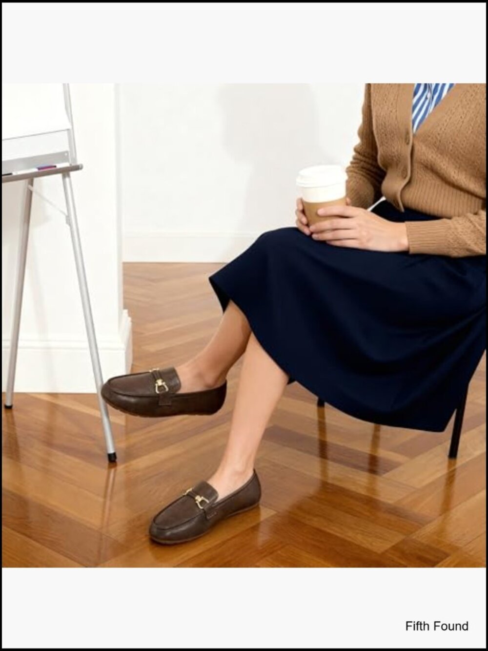 Slip On Business Work Flats Casual Driving Mocc Penny Loafer - Picture 6 of 7